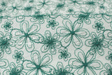 Japanese Fabric Embroidered Eyelet Cotton Lawn - Jemima - 50cm