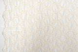 Japanese Fabric Embroidered Scallop Selvedge Broderie Anglaise - cream - 50cm