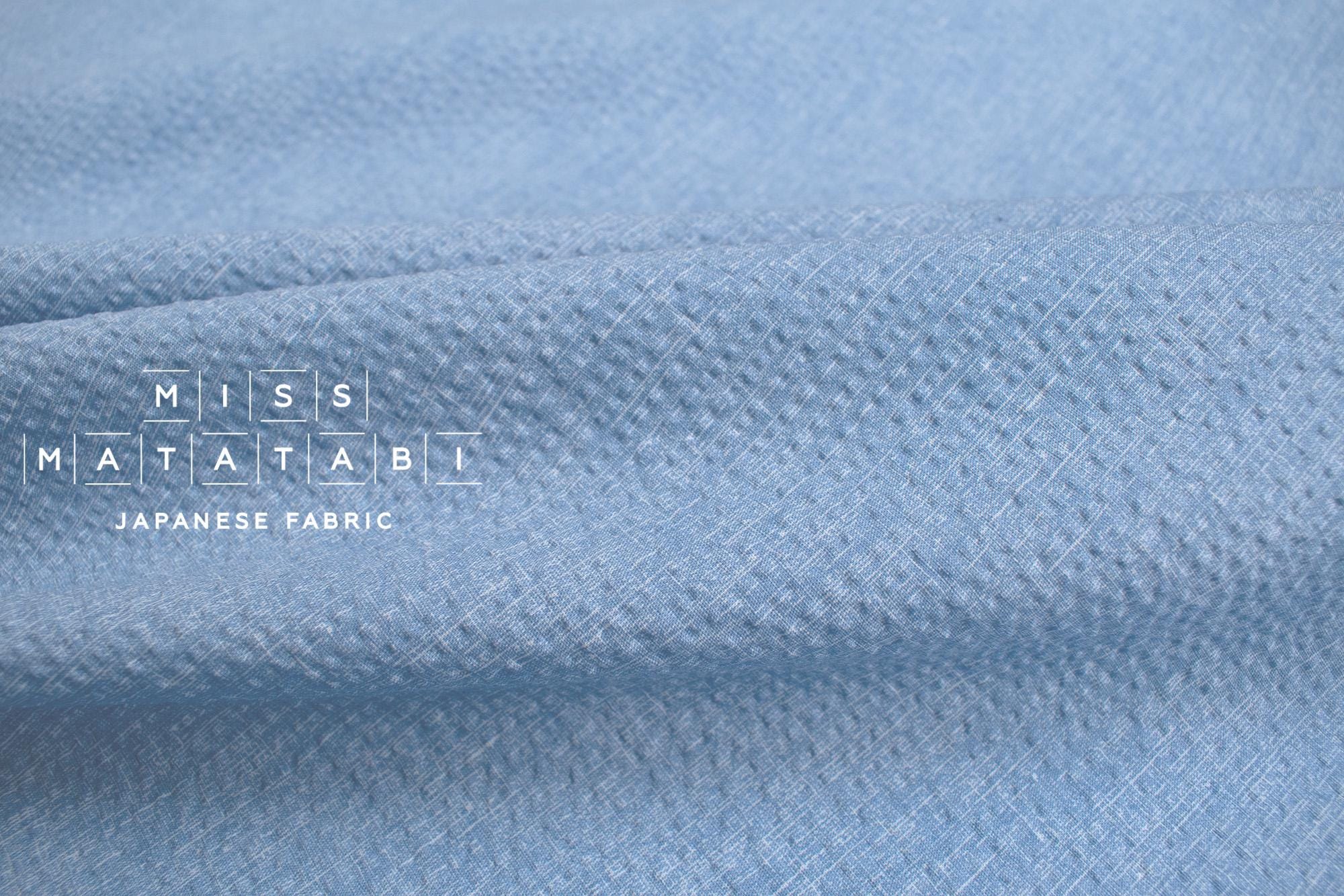Japanese Fabric Ocean Colours Ripple - E - 50cm