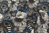 Japanese Fabric Wild Floral Nylon - C - 50cm