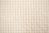 Japanese Fabric Yarn Dyed Shokunin Collection Azumadaki Gingham Voile - linen colour - 50cm