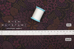 Japanese Fabric Wa Ohana - purple - 50cm