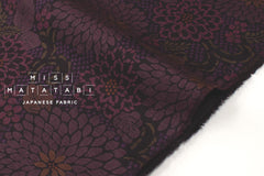 Japanese Fabric Wa Ohana - purple - 50cm
