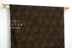 Japanese Fabric Wa Ohana - brown - 50cm