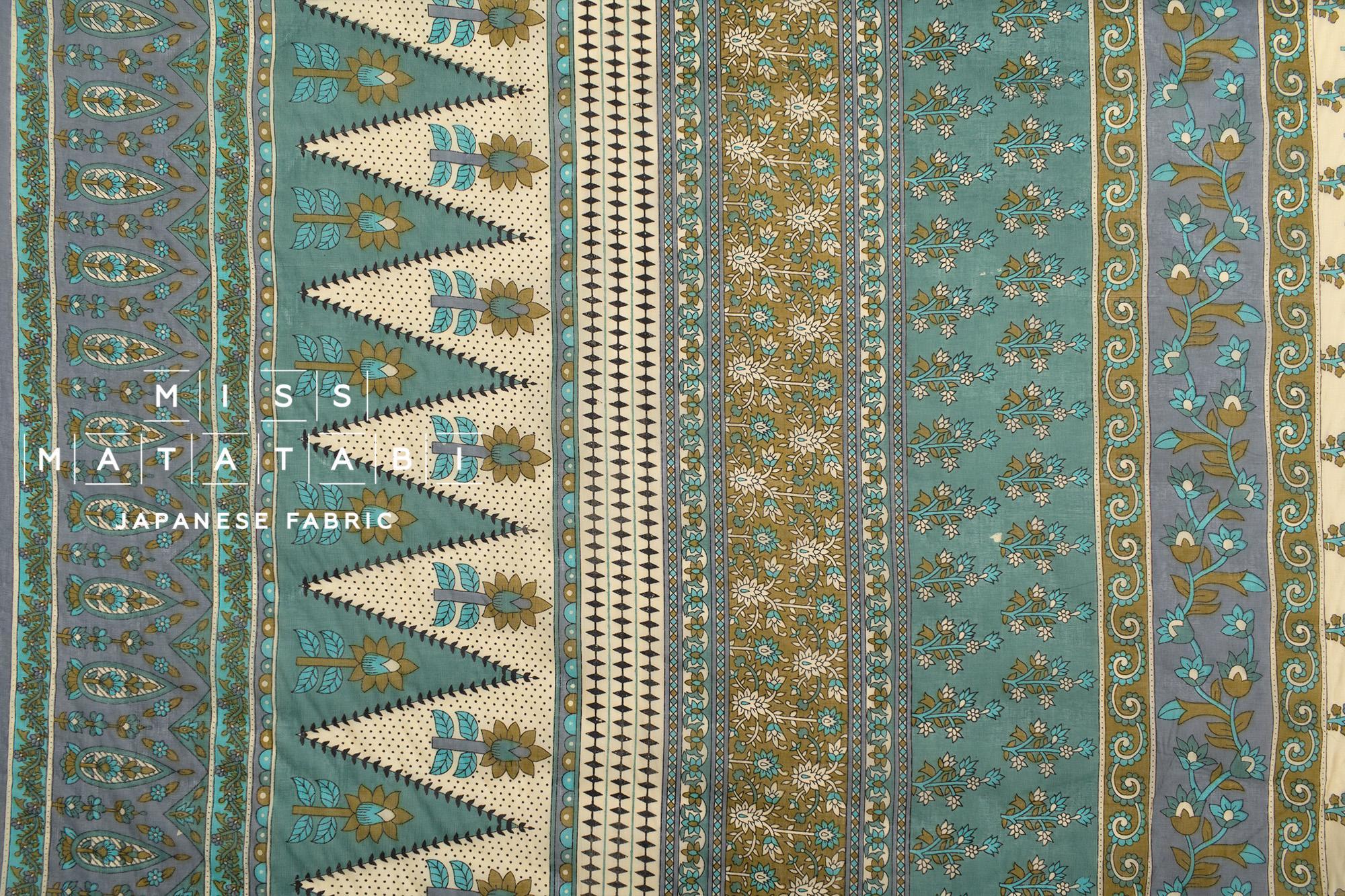 Hand Printed Indian Cotton Voile - A2 - 50cm