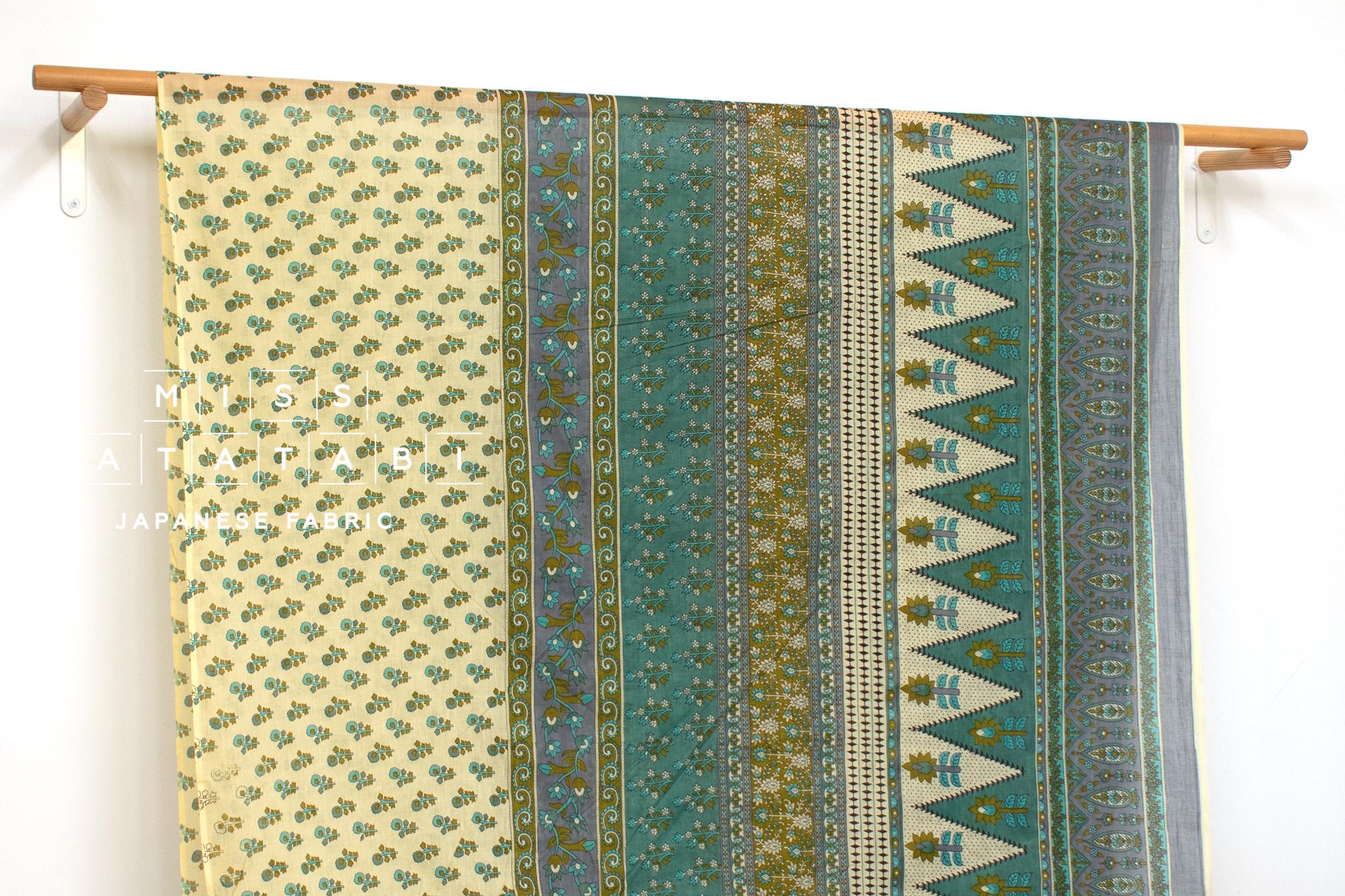 Hand Printed Indian Cotton Voile - A2 - 50cm