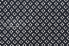 Japanese Embroidered Cotton Lace Fabric - dark navy - 50cm