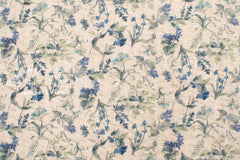 Japanese Fabric Cotton Linen Ripple Nature - blue - 50cm