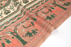 Hand Printed Indian Cotton Voile - C1 - 50cm