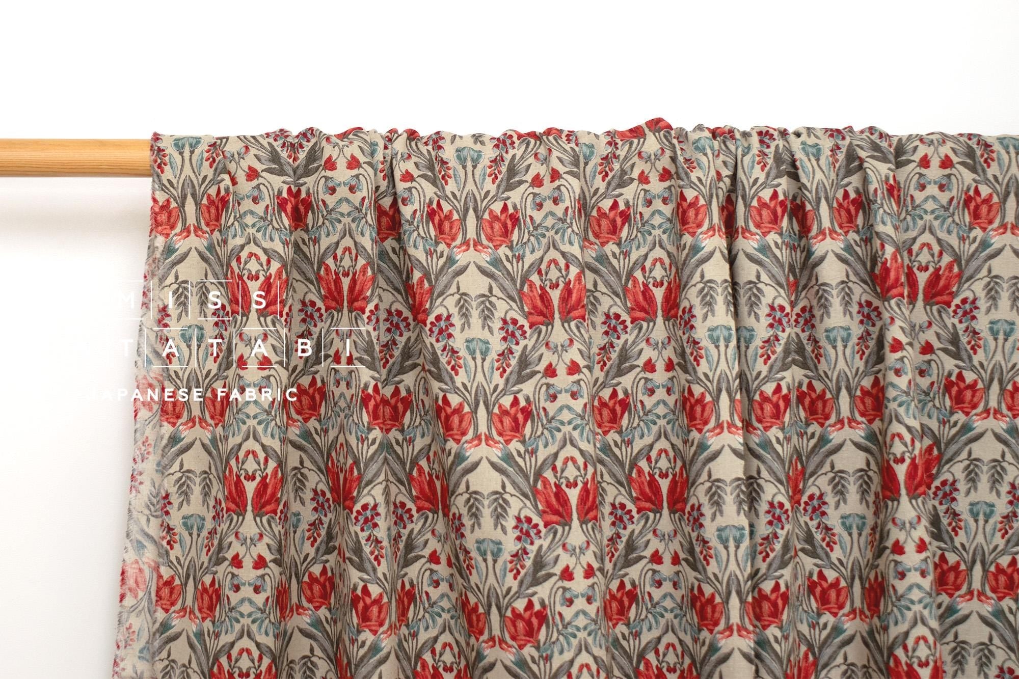 Japanese Fabric Helena - red - 50cm