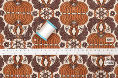 Japanese Fabric Sopo Retro Vintage - orange - 50cm