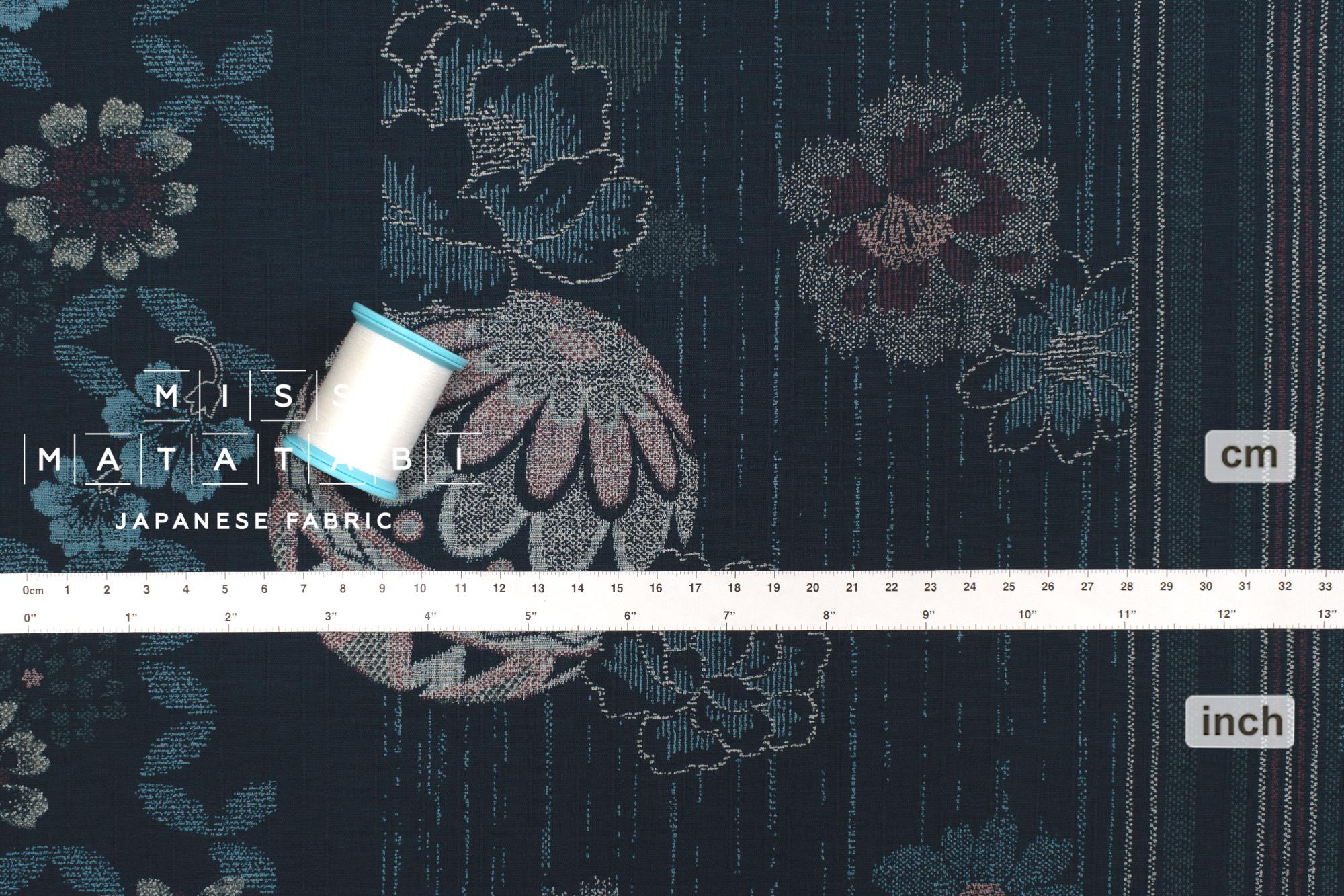 Japanese Fabric Hanatemari - blue - 50cm