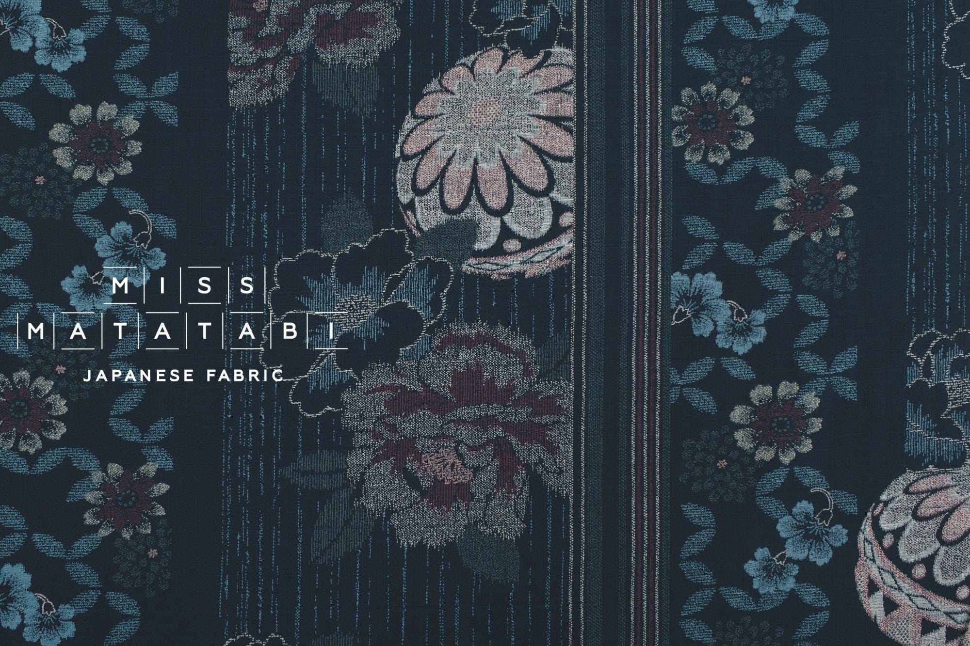 Japanese Fabric Hanatemari - blue - 50cm
