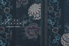 Japanese Fabric Hanatemari - blue - 50cm