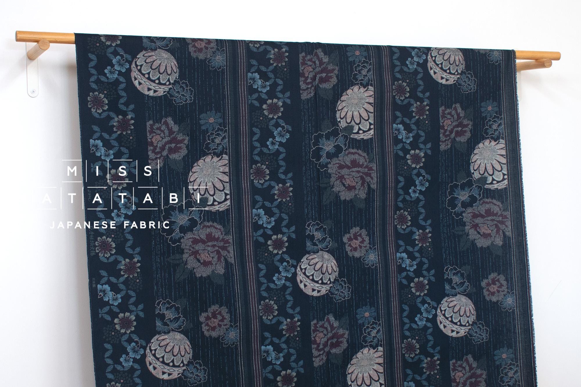 Japanese Fabric Hanatemari - blue - 50cm