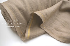 DEADSTOCK Shokunin Collection Orihimedaki Washed Linen - oatmeal