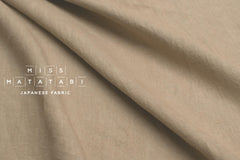 DEADSTOCK Shokunin Collection Orihimedaki Washed Linen - oatmeal