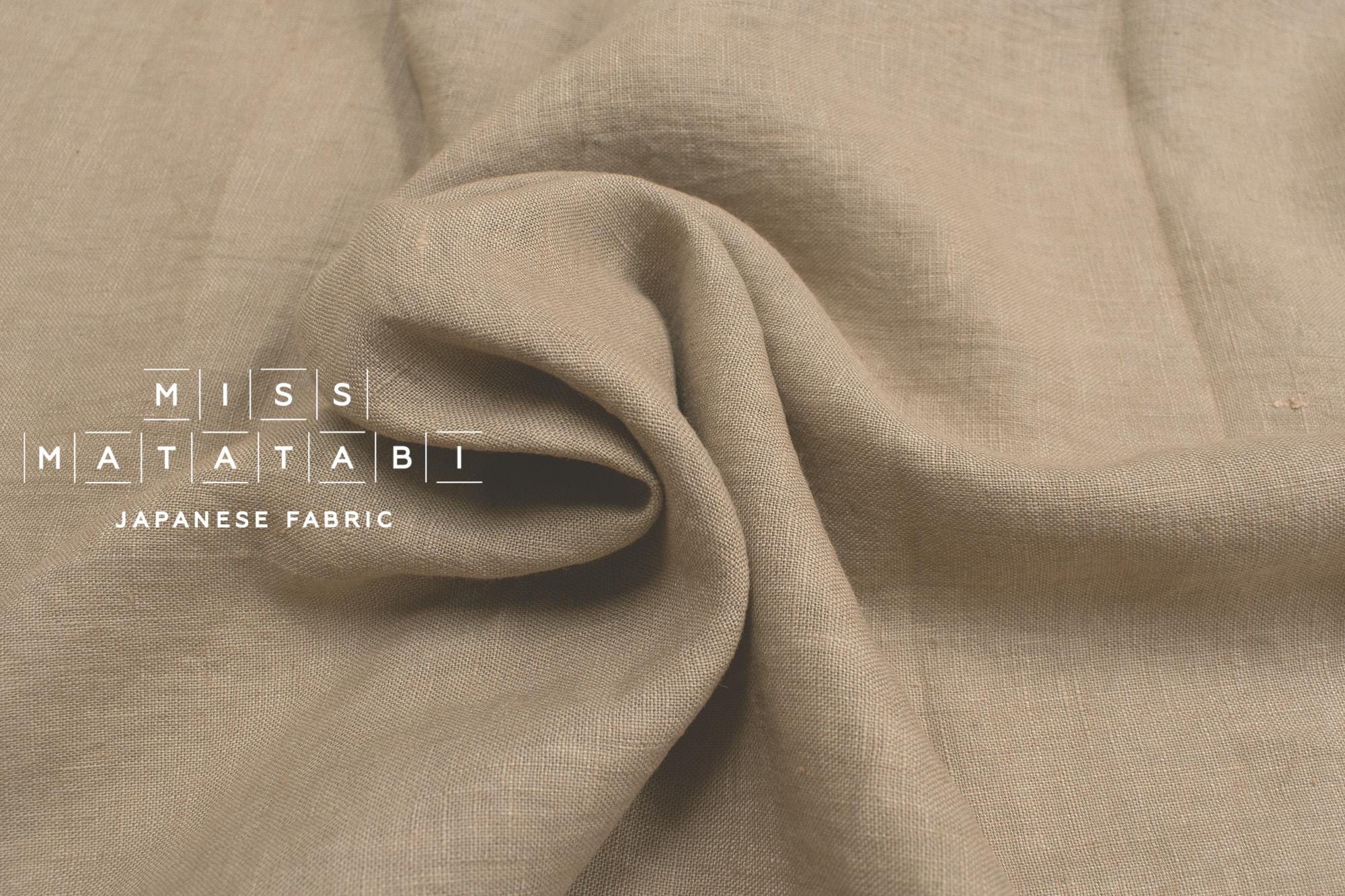 DEADSTOCK Shokunin Collection Orihimedaki Washed Linen - oatmeal
