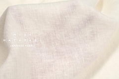 DEADSTOCK Shokunin Collection Orihimedaki Washed Linen - cream