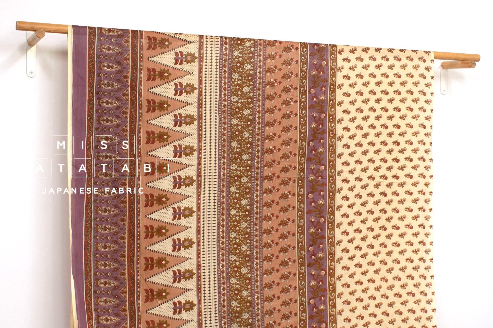Hand Printed Indian Cotton Voile - A3 - 50cm