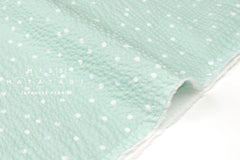 Japanese Fabric Multi Dots Ripple - mint - 50cm