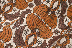 Japanese Fabric Sopo Retro Vintage - orange - 50cm