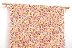 Japanese Fabric Shippo Ohana - beige - 50cm