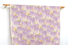 Japanese Fabric Fuji Wisteria Watercolor - beige - 50cm