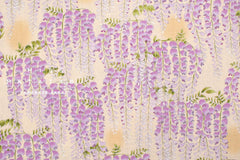 Japanese Fabric Fuji Wisteria Watercolor - beige - 50cm