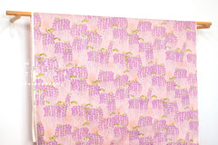 Japanese Fabric Fuji Wisteria Watercolor - pink - 50cm