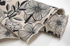 DEADSTOCK Japanese Fabric Mattina Di Vacanza Isla Floral II - G - 50cm