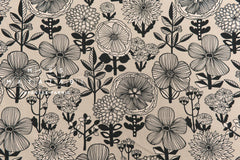 DEADSTOCK Japanese Fabric Mattina Di Vacanza Isla Floral II - G - 50cm