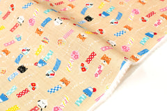 Japanese Fabric Windchimes - milk tea - 50cm