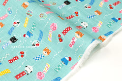 Japanese Fabric Windchimes - mint - 50cm