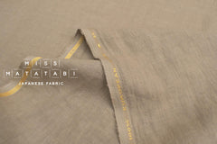 DEADSTOCK Shokunin Collection Orihimedaki Washed Linen - oatmeal