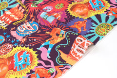 Japanese Fabric Lucha Libre - B - 50cm