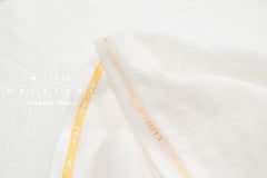 DEADSTOCK Shokunin Collection Orihimedaki Washed Linen - white