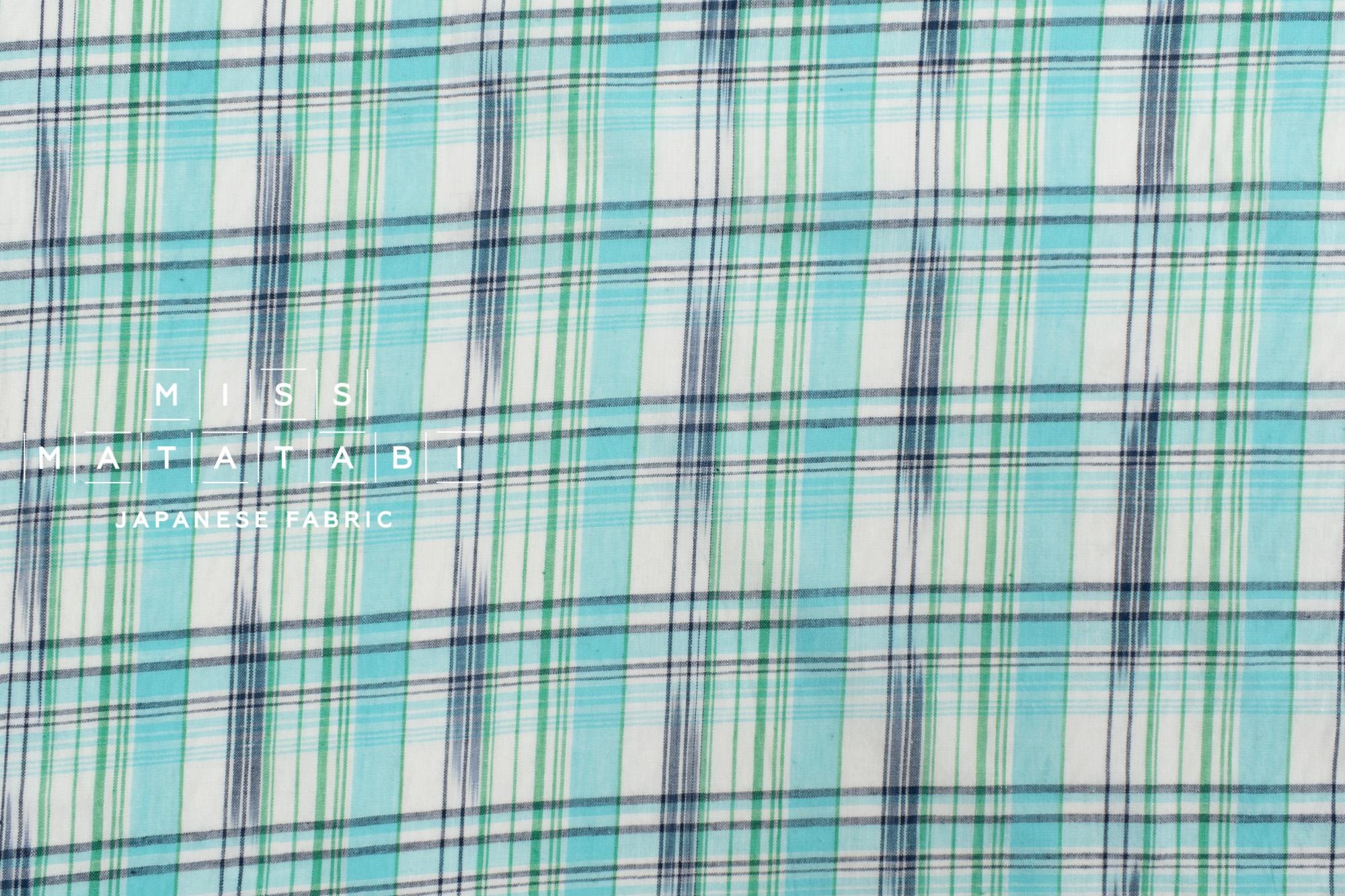 DEADSTOCK Japanese Fabric Madras Check Cotton II - 11 - 50cm