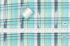 DEADSTOCK Japanese Fabric Madras Check Cotton II - 11 - 50cm