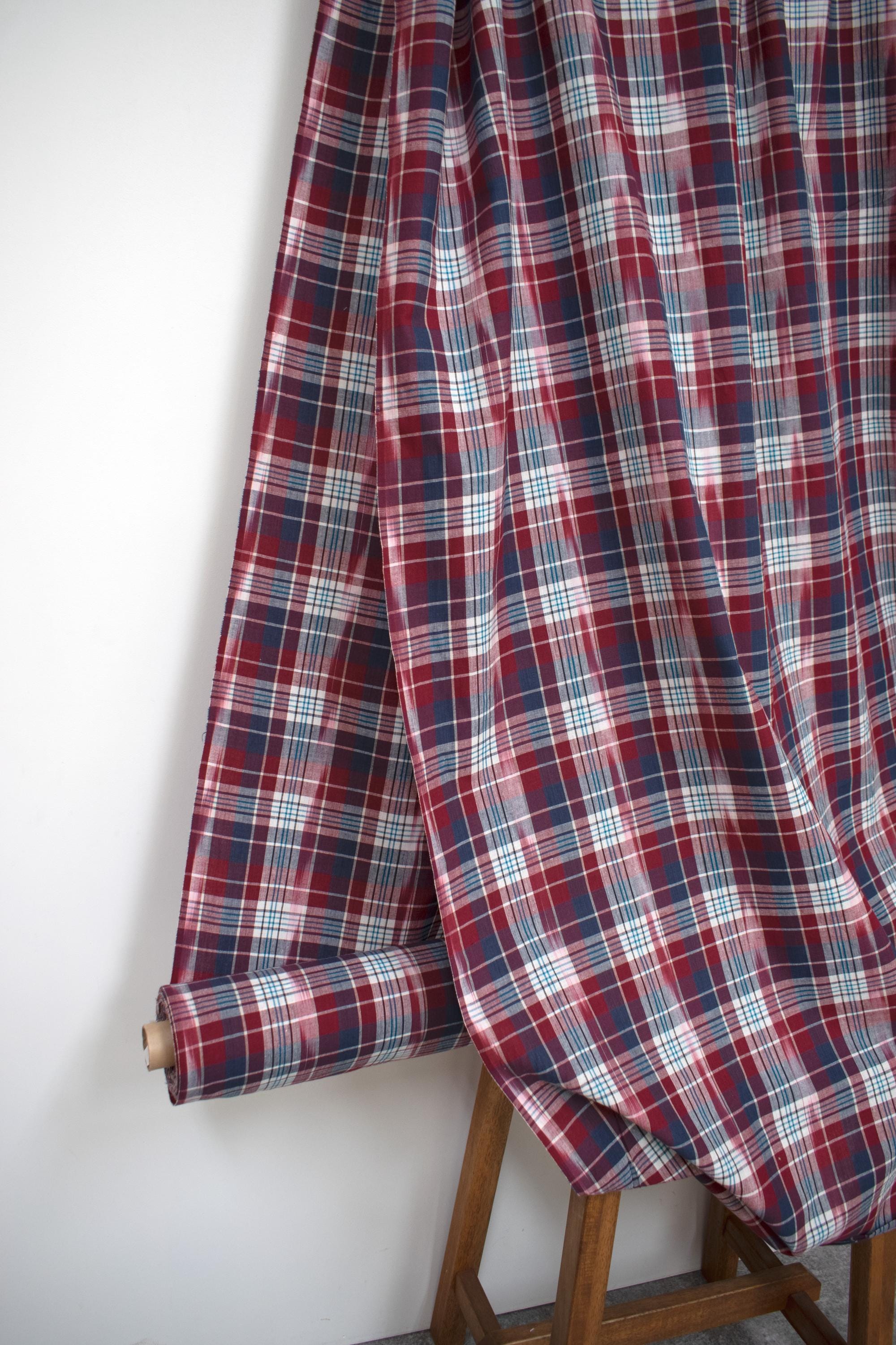 DEADSTOCK Japanese Fabric Madras Check Cotton III - 16 - 50cm