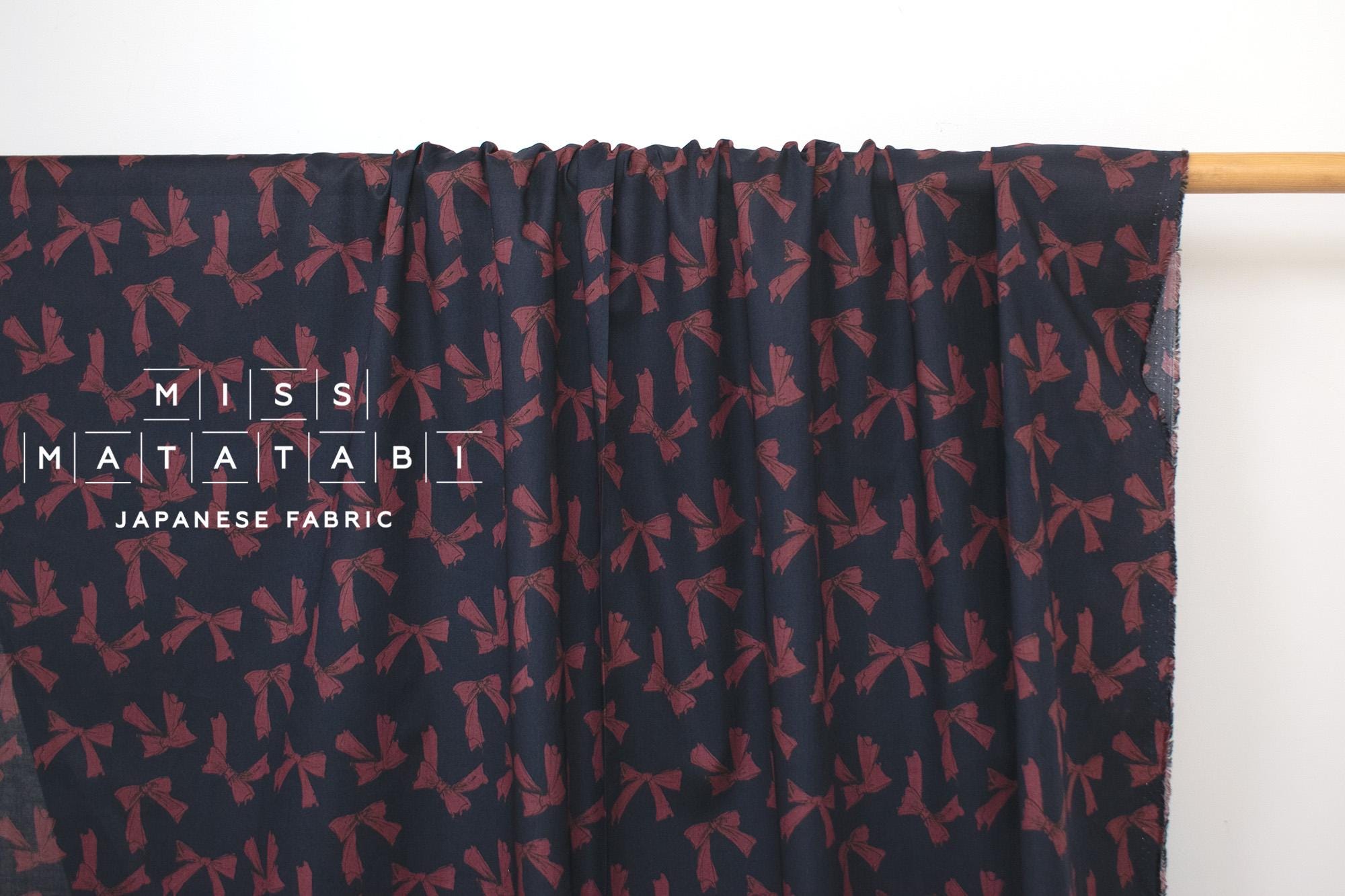 Japanese Fabric Akari - navy blue - 50cm