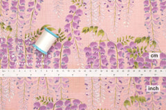 Japanese Fabric Fuji Wisteria Watercolor - pink - 50cm