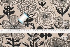 DEADSTOCK Japanese Fabric Mattina Di Vacanza Isla Floral II - G - 50cm
