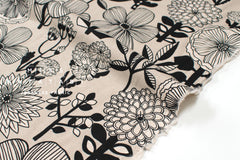 DEADSTOCK Japanese Fabric Mattina Di Vacanza Isla Floral II - G - 50cm