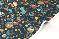 Japanese Fabric Traditional Series - 80 C blue - 50cm