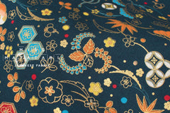 Japanese Fabric Traditional Series - 80 C blue - 50cm