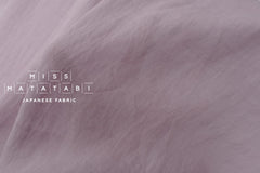 DEADSTOCK Japanese Fabric Shokunin Collection Azumadaki 18 Linen - lavender - 50cm