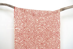 Shokunin Collection Hand-printed Chusen Japanese Tenugui Fabric - Hanaigata Sakura 15 red - panel