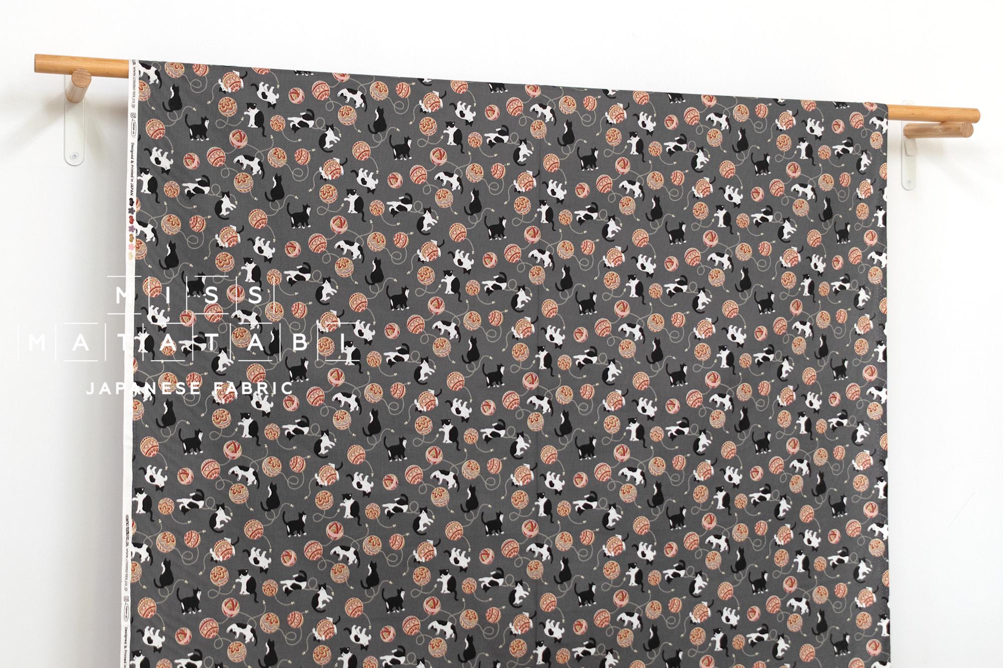 Japanese Fabric Hachiware Tuxedo Cats - 2E - 50cm