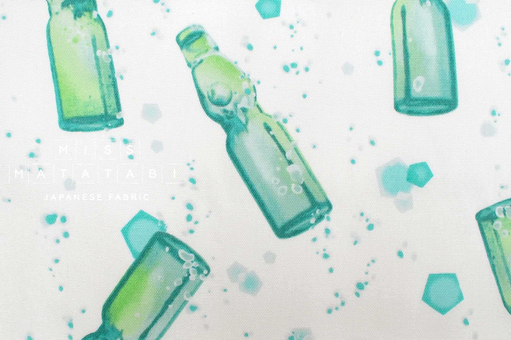 Japanese Fabric Ramune Drink - green - 50cm